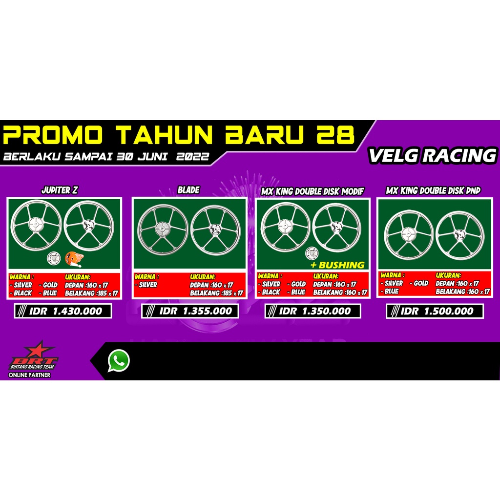 VELG RACING (JUPITER Z)