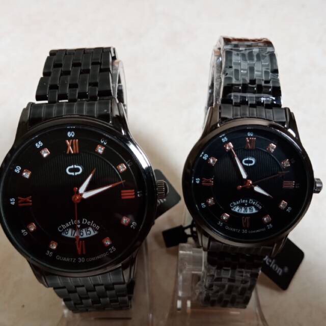 jam tangan charles delon couple anti air ORIGINAL murah