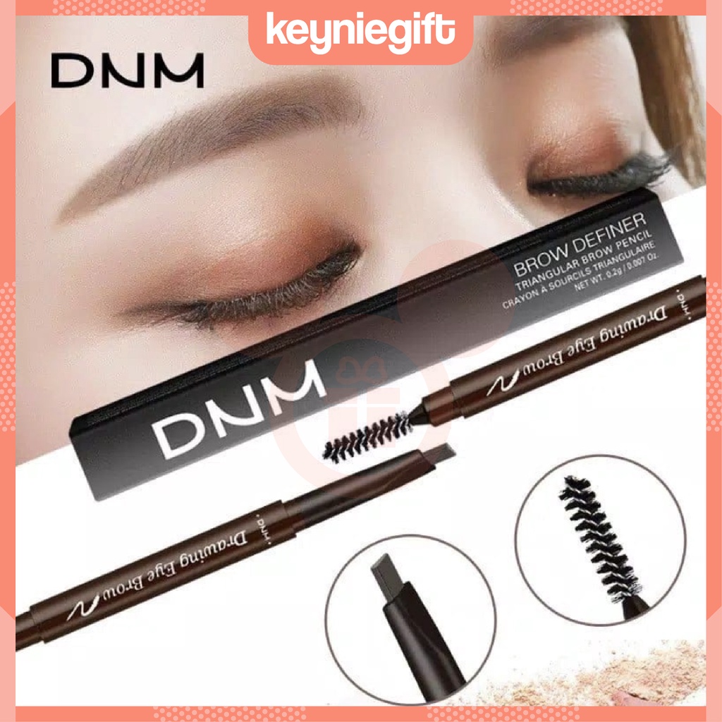 DNM Eyebrow Brow Definer Drawing Pensil Alis Tahan Lama Waterproof Longlasting DN002