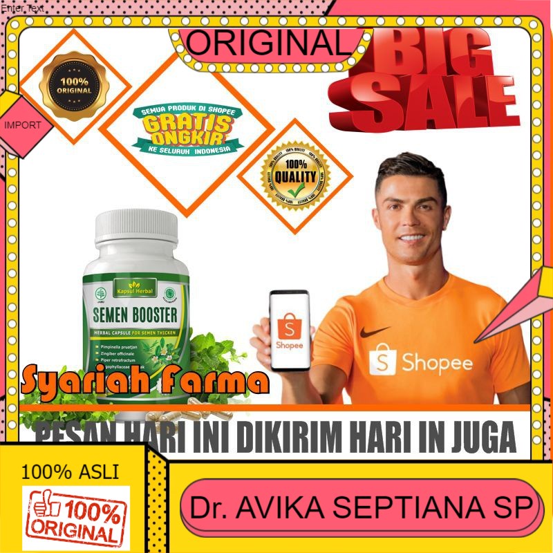 100% ASLI SEMEN BOOSTER - SEMEN BOOSTER PENYUBUR + PENGENTAL SEPERMA Semen booster