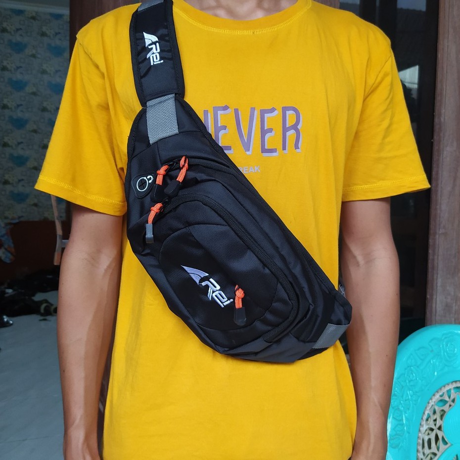 Waistbag pria gaul  / Tas Selempang outdoor / tas pinggang pria