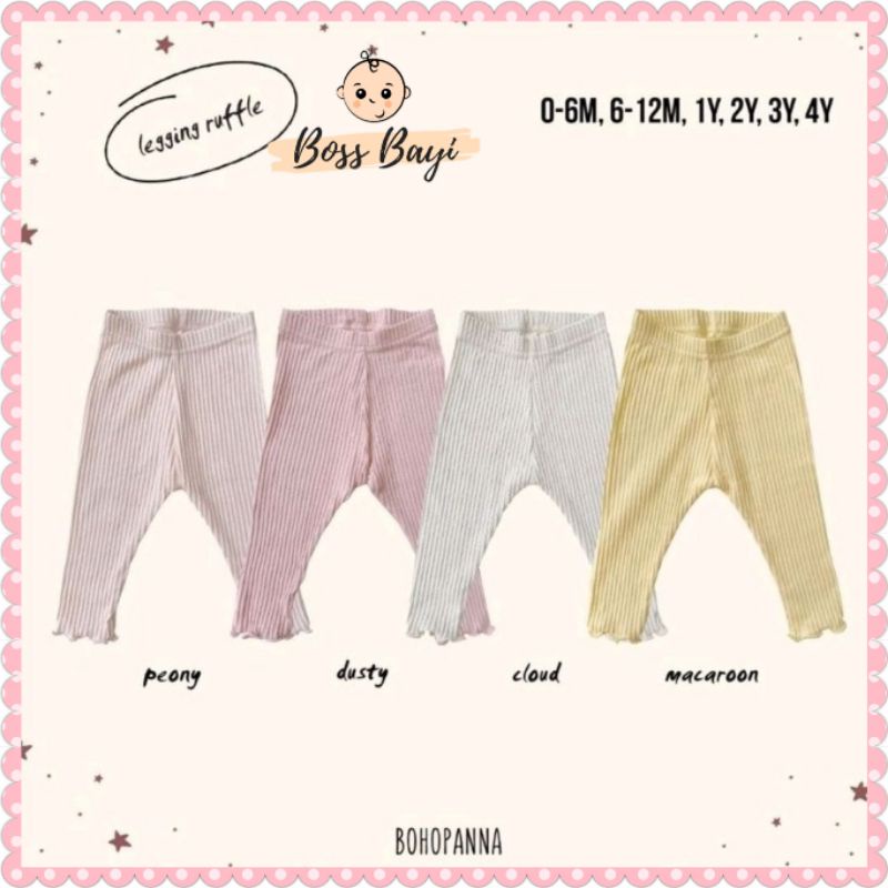 BOHOPANNA - Legging Ruffle / Legging Girl New Color