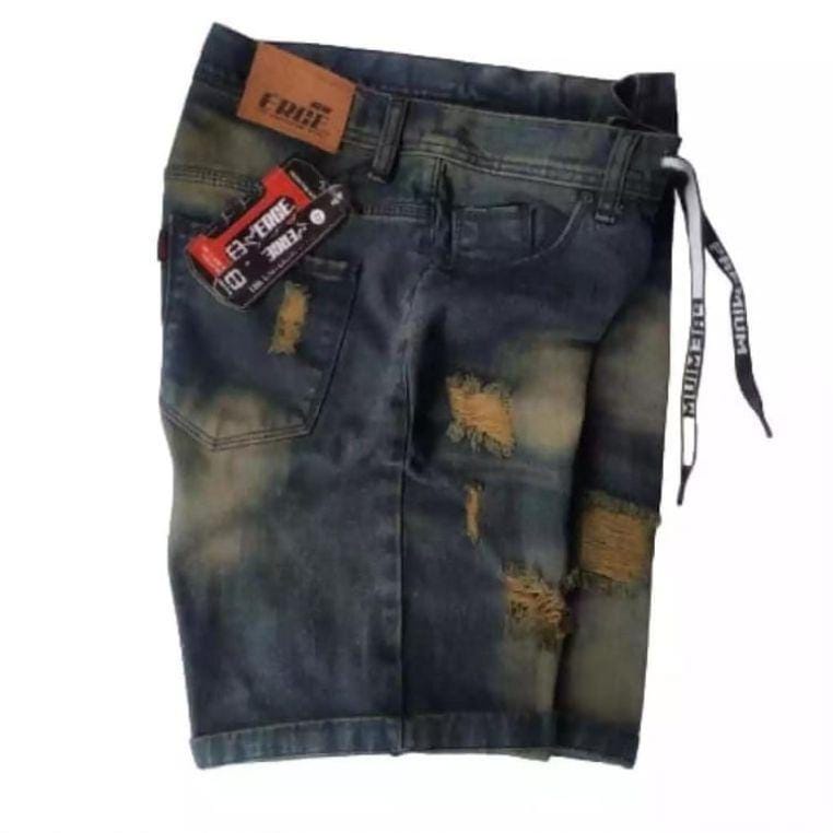 Celana Jeans Pendek Robek / Ripped jeans shortpants