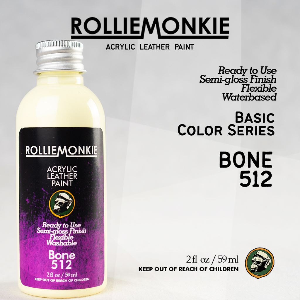 

Rolliemonkie Cat Acrylic Leather Paint - Bone, not angelus