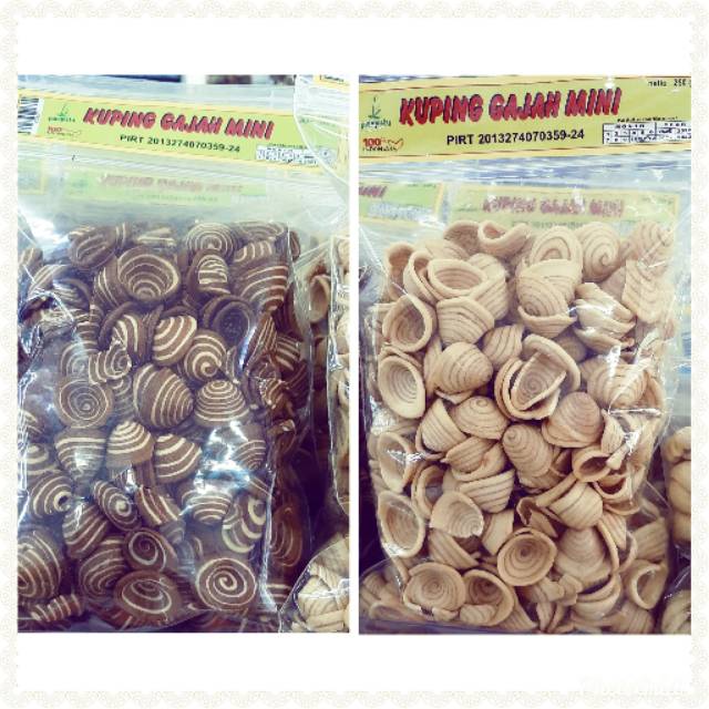 

Kue Kuping gajah mini 250gr