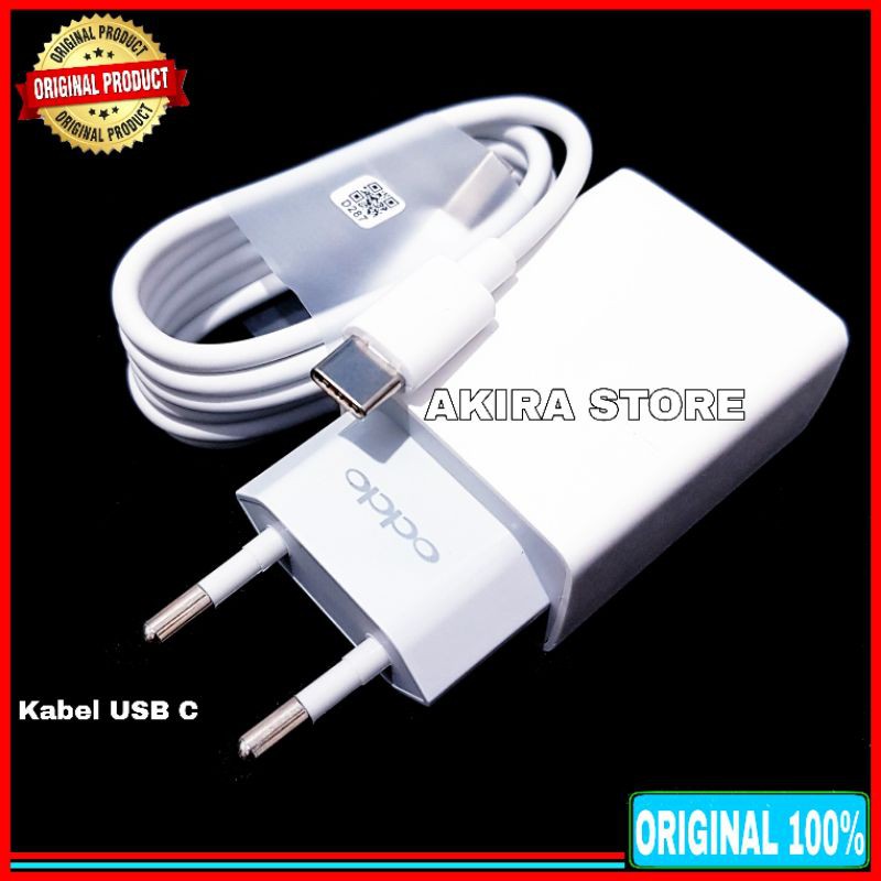 Charger Casan Oppo USB C Original 100% Type C 2A 10Watt
