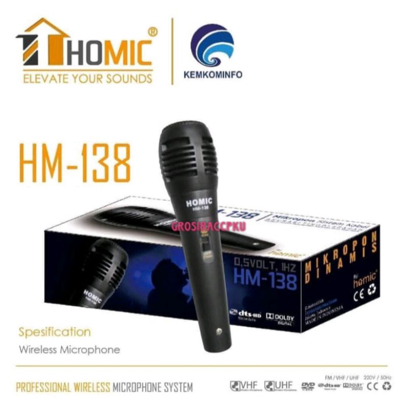 Mic Microphone Mikrofon Karaoke HES HS 138 murah meriah