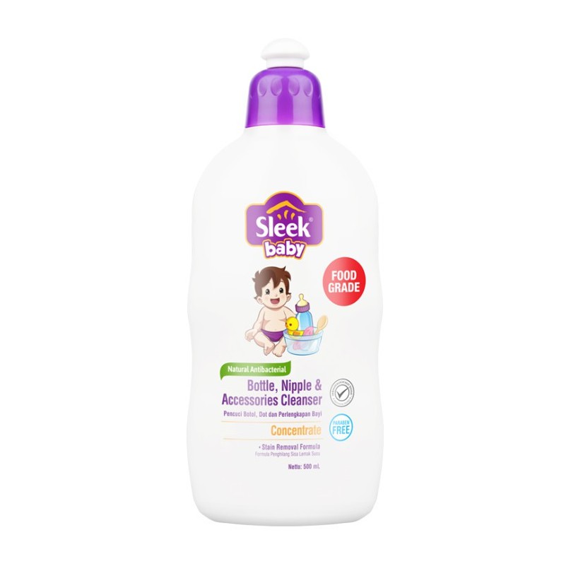 SLEEK BABY  MURAH LIQUID CLEANSER / LAUNDRY DETERGENT PEMBERSIH BOTOL / SABUN CUCI BAJU