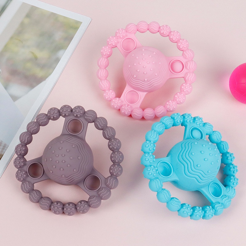 Babyup 's Mainan teether Bayi Bahan Silikon food grade