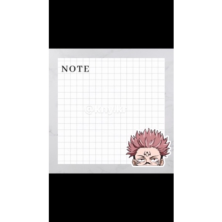 

GOJOU SATORU MEMOPAD