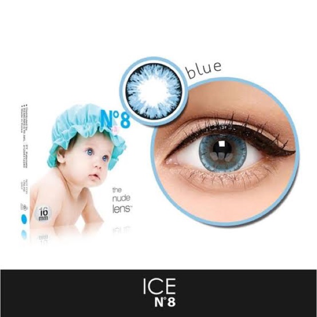 ICE N8 Softlens Big Eyes dia 16mm minus dan normal