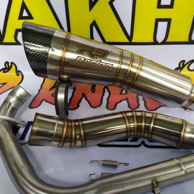 KNALPOT R9H2 VIXION R15 XABRE CBR CB150