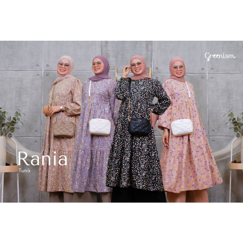 RANIA Tunik by GREENISM | ATASAN WANITA GREENISM TERBARU NOVEMBER 2021