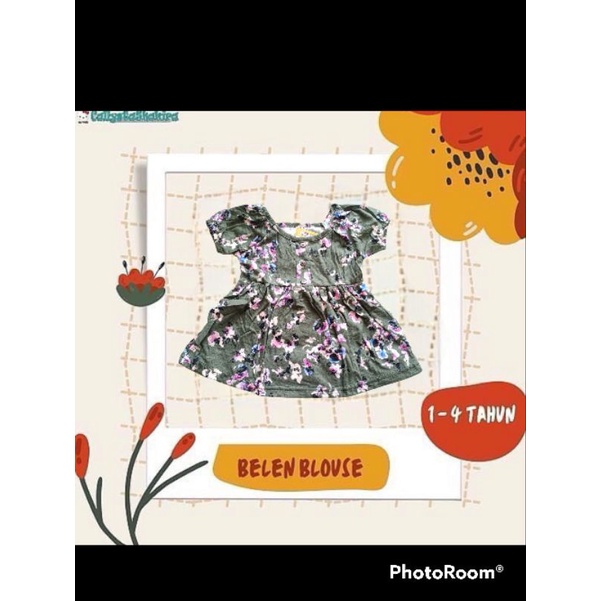 callysta blouse belen size 1-4 tahun