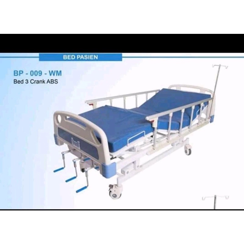 Bed Pasien 3 Crank ABS