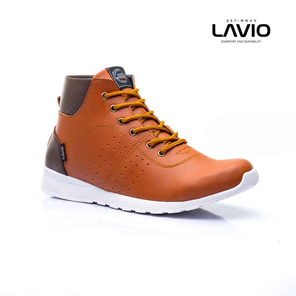 Sepatu Sneakers Safety Kasual Pria Lavio Vander Original