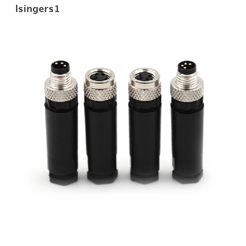 (lsingers1) Konektor Sensor M8 Male Female 3 / 4 Pin Tipe A