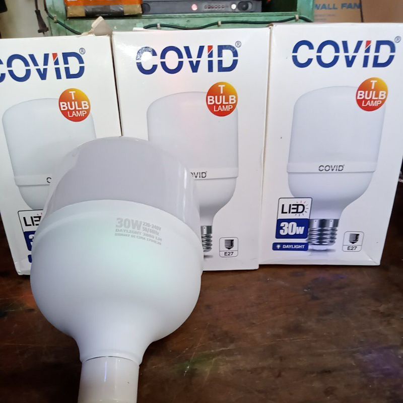 Lampu COVID WATT 30 LED Daylight/T BULB LAMP
