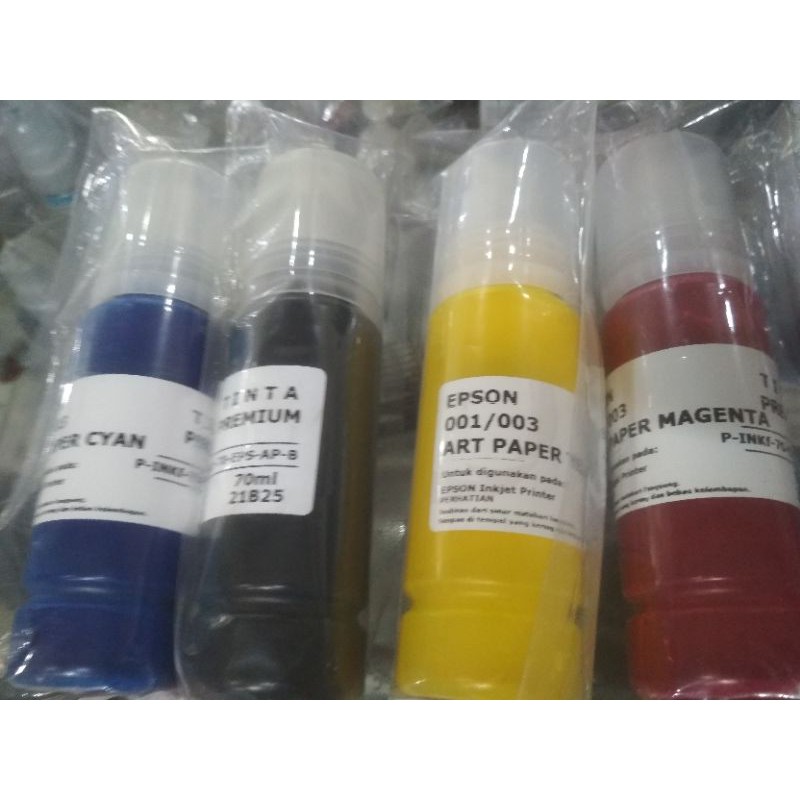 Tinta Epson art paper L1110 L3110 L3150 L5190 1set