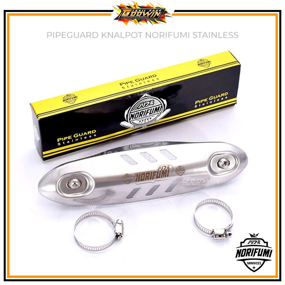 Pipeguard Knalpot Pipe Guard Pelindung Panas Kenalpot Muffler NORIFUMI Stainless