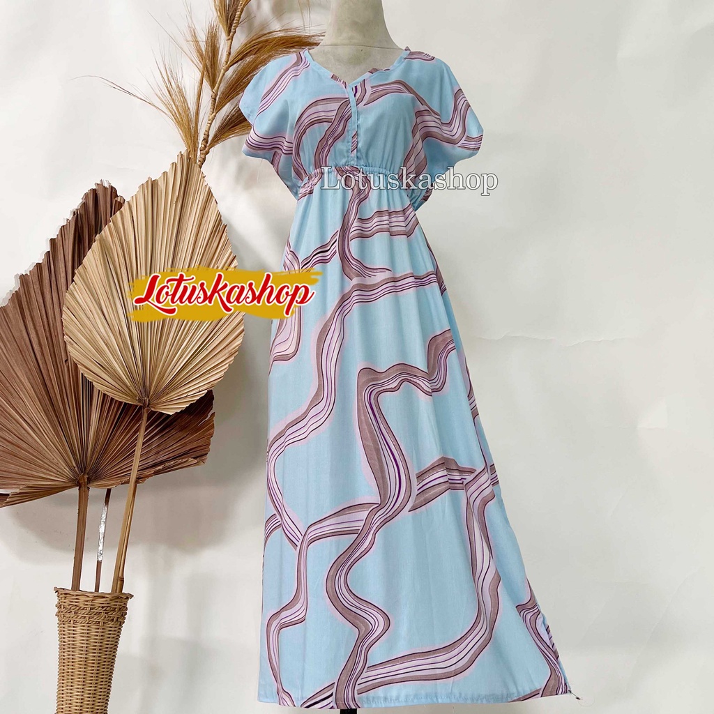 Dress Manohara Panjang Bali Vanesa-Vanesa Turkis