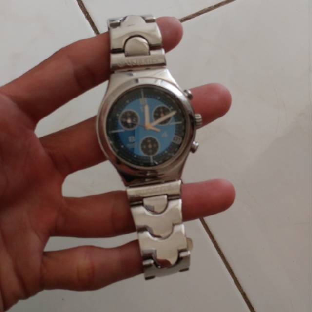 Jam tangan swatch irony ori mulus