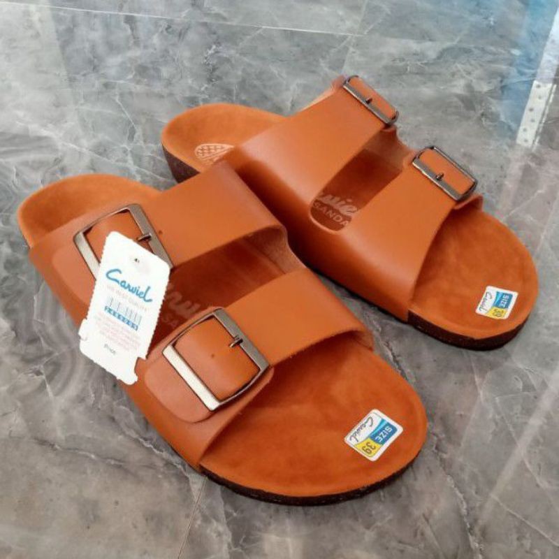 SANDAL CARVIL KULIT SANDAL SELOP PRIA WANITA