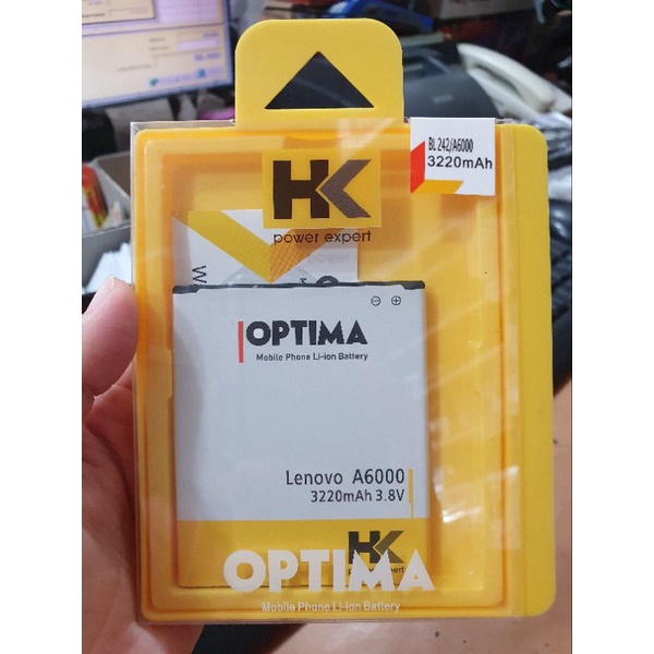 baterai lenovo a6000 bl242 hk optima / batere lenovo a6000 bl242 hk optima / batre lenovo a6000 bl24