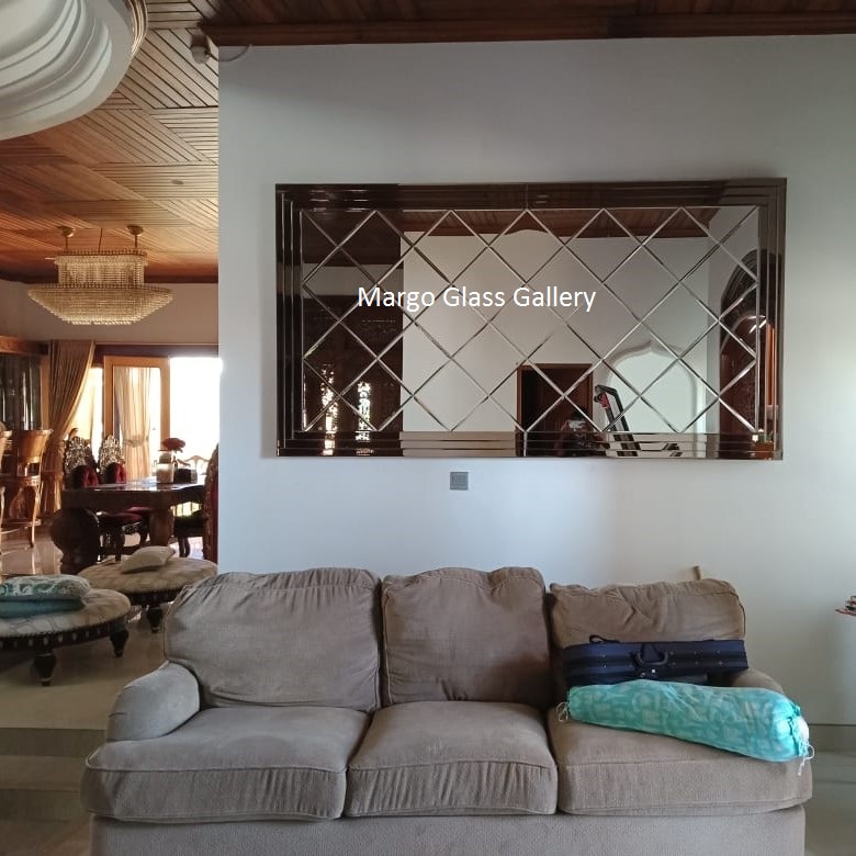 Kaca Cermin Dinding Bevel/Hiasan Dinding Kaca Bevel/Dekorasi Dinding Kaca Bevel/Cermin Gantung Bevel