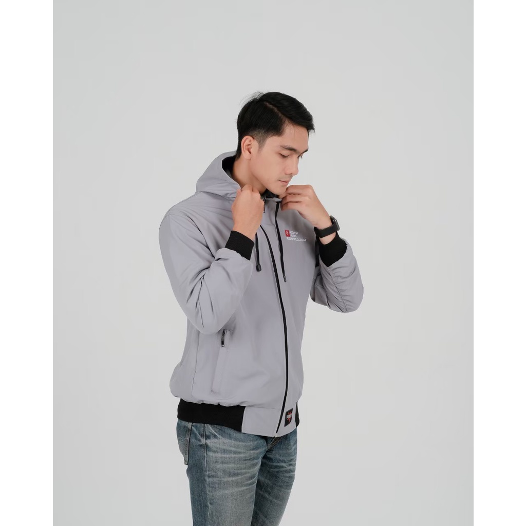 Jaket Falcon Zipper Pria &amp; Wanita | Original REBEL ID | Dhea Fashion