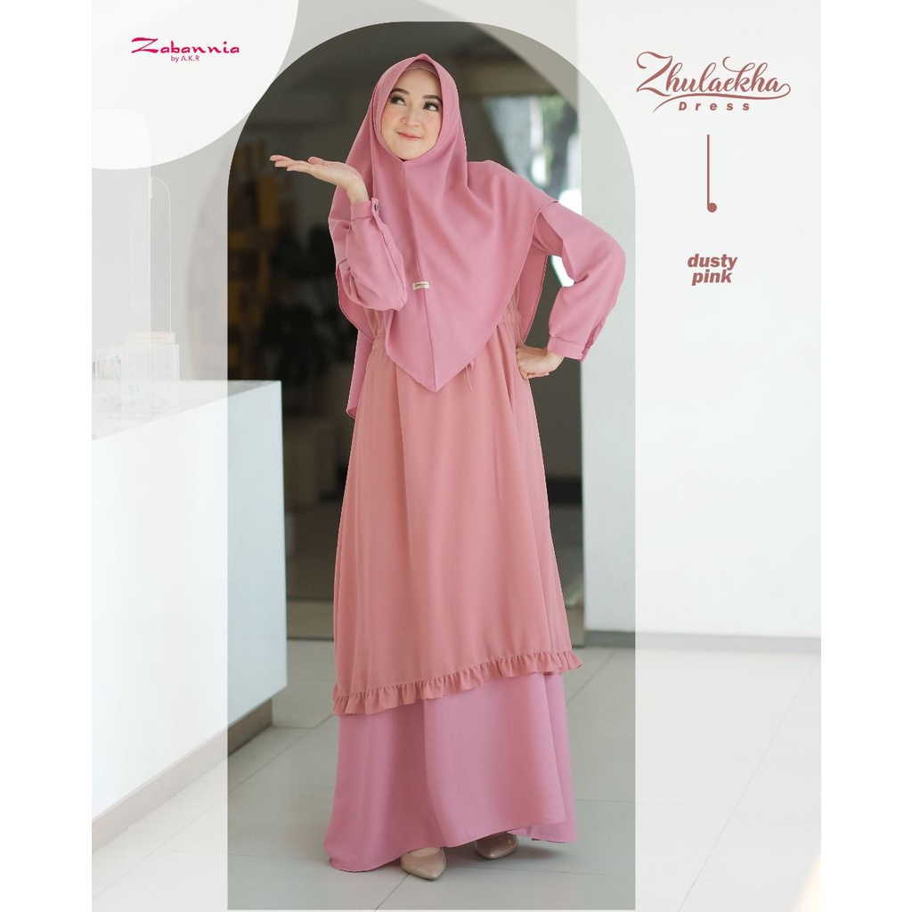 ZULAEKHA DRESS TERBARU 2022 BY ZABANIA [BISA COD]