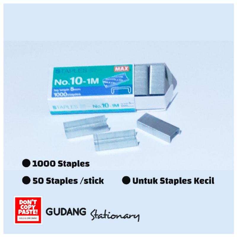 Isi Staples Kecil No.10 MAX