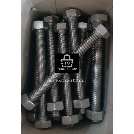 BAUT STAINLESS 5/16 X 3" / BAUT STAINLESS 12 3 INCI