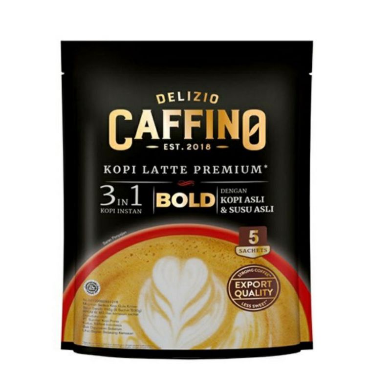 

CAFFINO BOLD DELIZIO KOPI LATTE PREMIUM ISI 5 SACHET