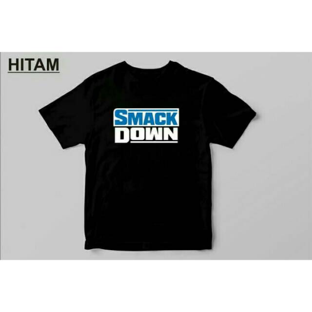 KAOS BAJU T-SHIRT SMACK DOWN KAOS DISTRO