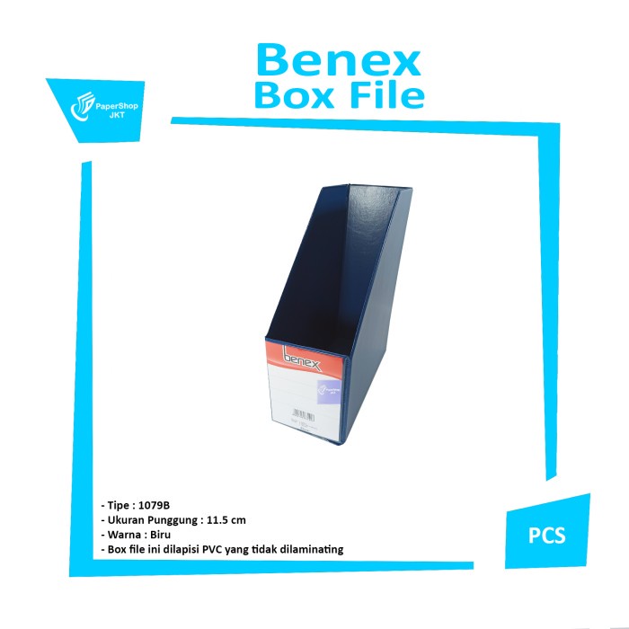 

File-Box- Benex Box File 1079B Biru -Box-File.