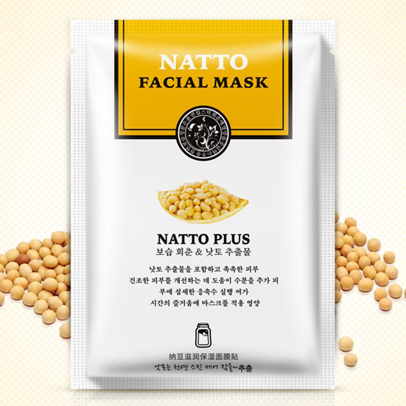 [BISA COD] HARGA SATUAN ROREC HCHANA Sheet Mask Natural Skin Care Mask Masker Korea untuk Muka Masker Sheet Mask Milk Plus Goat Milk Natto