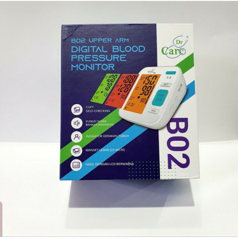 Tensi Digital Dr.Care B02 Suara plus Adaptorf