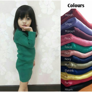 Tokomilkan - Dress Anak Perempuan Rajut PREMIUM Adila Dress / ZAHIRA dress