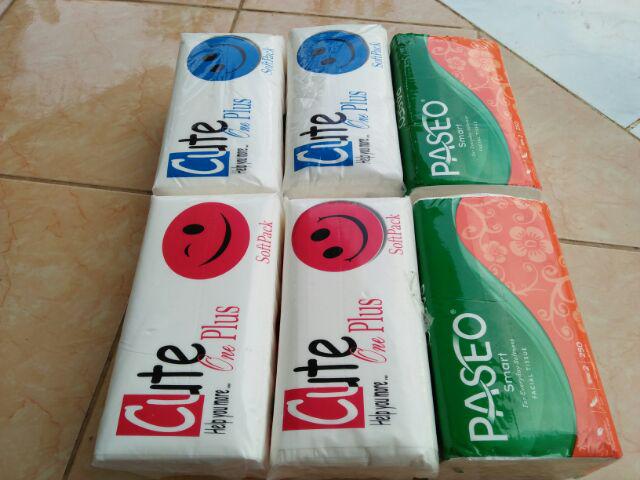 Tisu Cute  One Plus Soft Pack 250 Gr