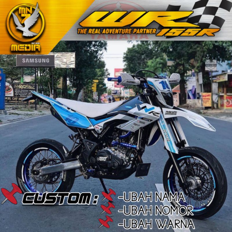 DECAL STIKER YAMAHA WR 155R~decal sticker yamaha wr 155r~Decal WR 155 Full Body~Dekal Supermoto