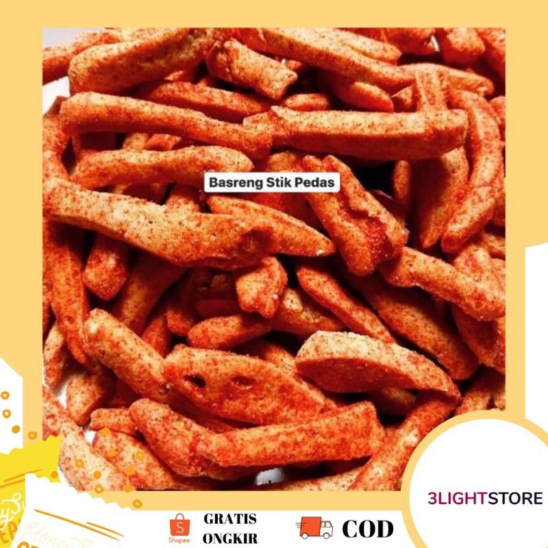 

Basreng Pedas 500 Gram Basreng Pedas Kiloan Basreng Pedas Daun Jeruk Balado Keripik Basreng Pedas