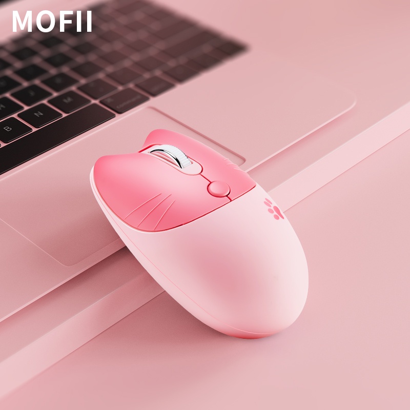 M3 mouse nirkabel bisu gadis laptop kantor mouse nirkabel portabel diam dan lucu