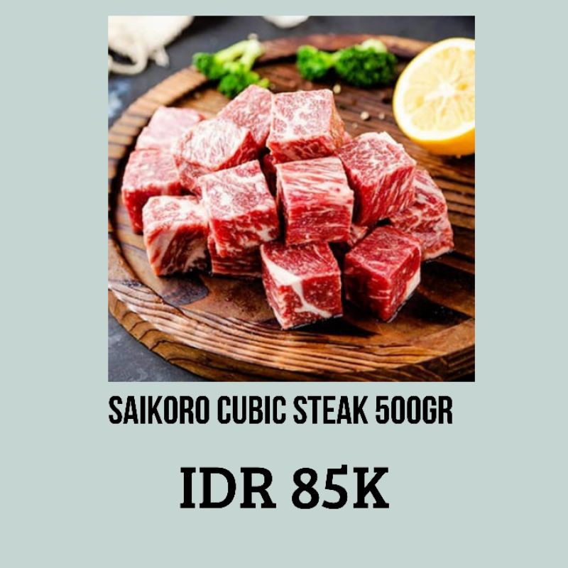 

Saikoro Beef Cube 500 gr