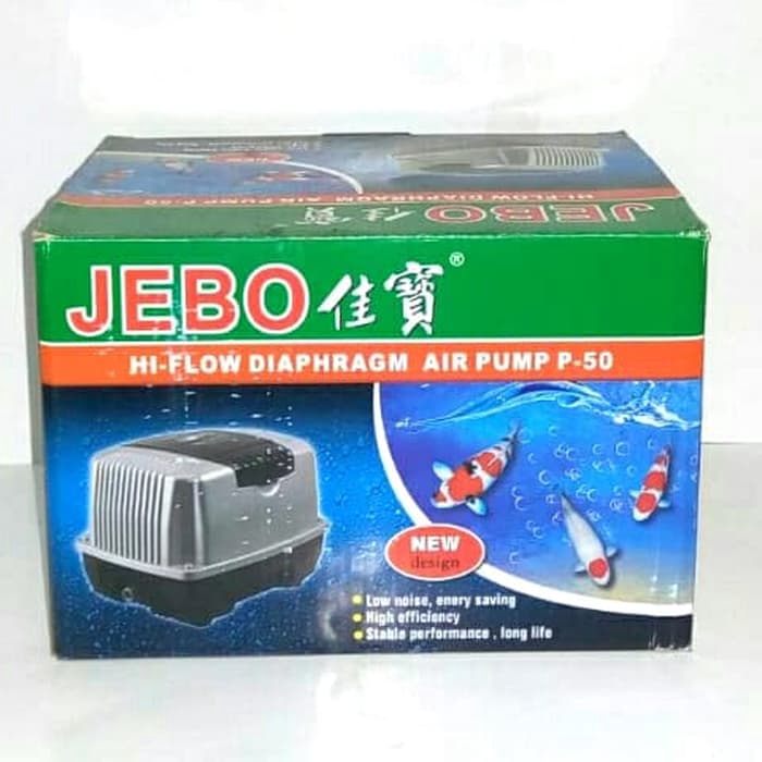 JEBO P50 P-50 Pompa Udara Aerator Air Pump Airator Aquarium Kolam Ikan