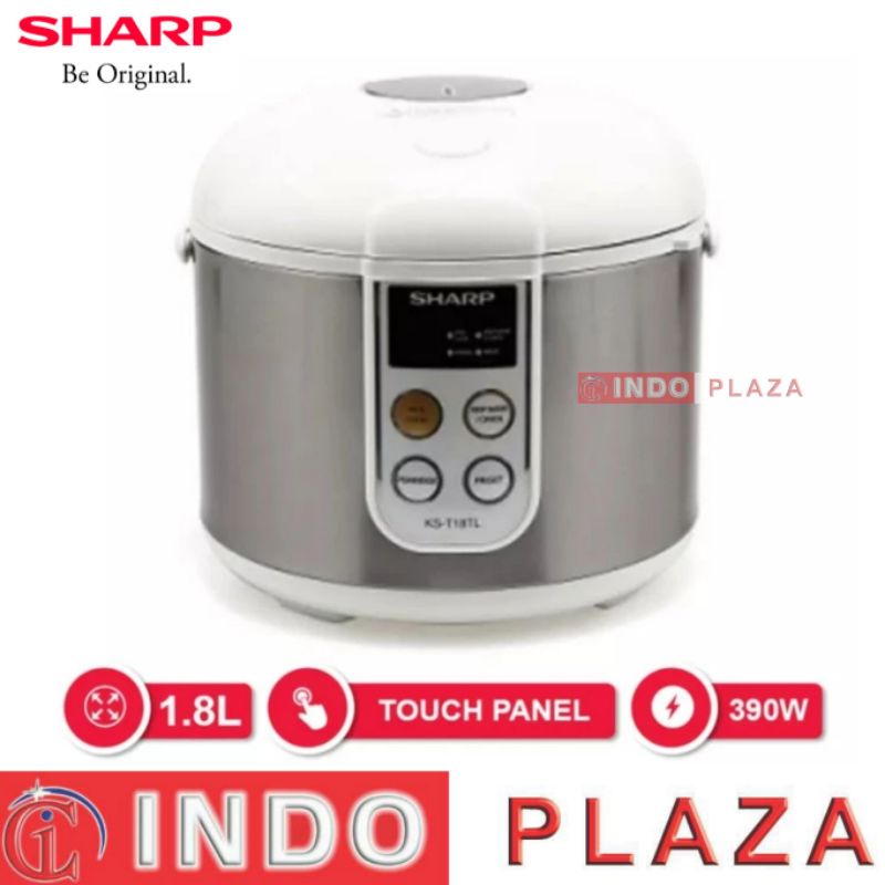 RICE COOKER SHARP KS-T18TL 1.8 Liter 4 in 1 TOUCH PANEL