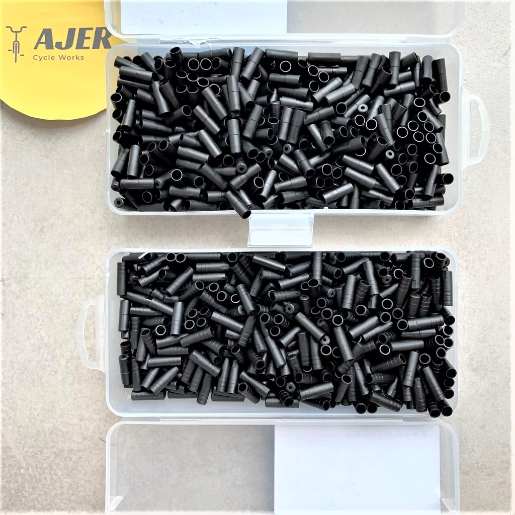 End cap Cable Housing kabel outer Rem Shifter 4mm 5mm kondom penutup cup ujung Sepeda