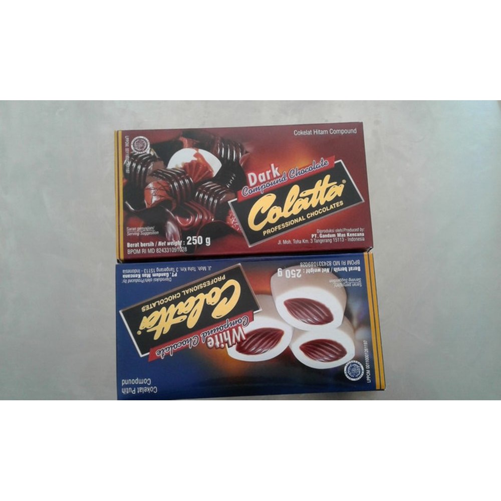 

Stok Ready Cokelat Masak Colatta Dark 250 gr Murah