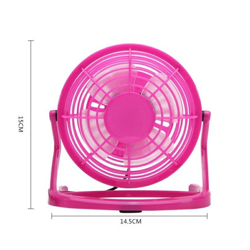 Kipas angin portable mini power usb mini fan geleng kecil