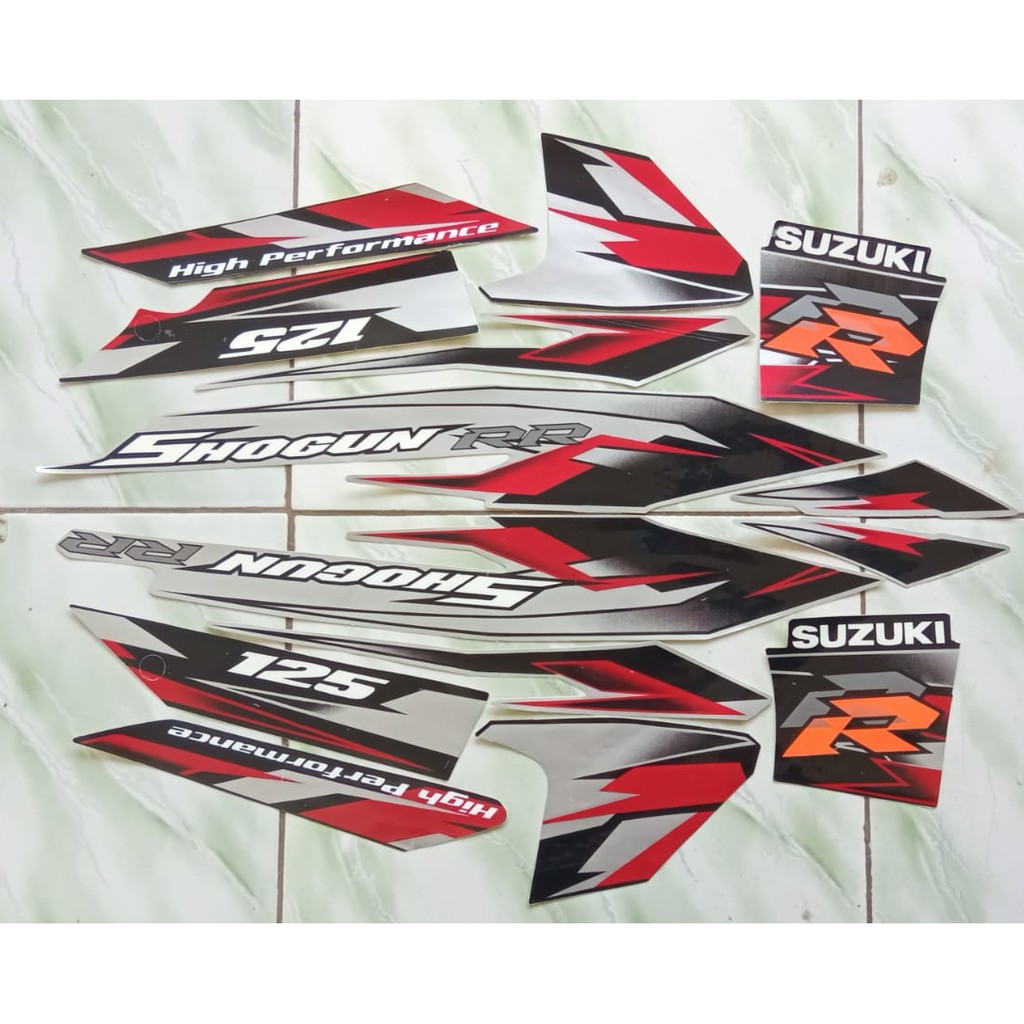 stiker striping suzuki shogun 125R 2007